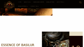 What Basilurtea.com website looked like in 2018 (5 years ago)