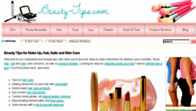 What Beauty-tips.com website looked like in 2018 (5 years ago)
