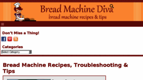 What Breadmachinediva.com website looked like in 2018 (5 years ago)