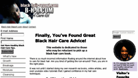 What Black-hair-report.com website looked like in 2018 (5 years ago)