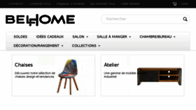 What Belhome.com website looked like in 2018 (5 years ago)