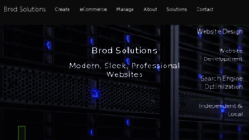 What Brodsolutions.com website looked like in 2018 (5 years ago)