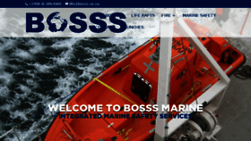 What Bosss.co.za website looked like in 2018 (5 years ago)