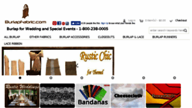 What Burlapfabric.com website looked like in 2018 (7 years ago)