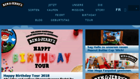 What Benjerry.ch website looked like in 2018 (5 years ago)