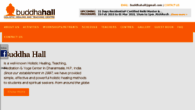 What Buddhahall.com website looked like in 2018 (5 years ago)