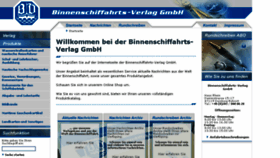 What Binnenschiffahrts-verlag.de website looked like in 2018 (5 years ago)