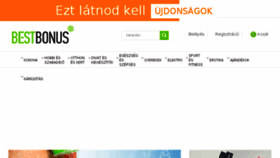 What Bestbonus.hu website looked like in 2018 (5 years ago)
