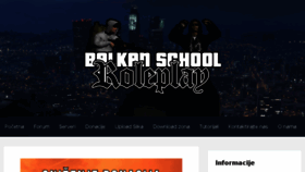 What Balkan-school.com website looked like in 2018 (5 years ago)