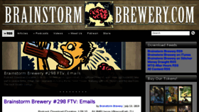 What Brainstormbrewery.com website looked like in 2018 (5 years ago)