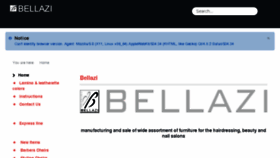 What Bellazi.cz website looked like in 2018 (5 years ago)