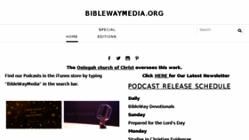 What Biblewaymedia.org website looked like in 2018 (5 years ago)