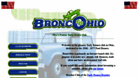 What Broncohio.com website looked like in 2018 (5 years ago)