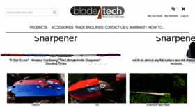 What Bladetech.co.uk website looked like in 2018 (5 years ago)