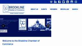 What Brooklinechamber.com website looked like in 2018 (5 years ago)