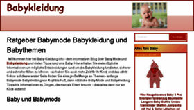 What Baby-kleidung.info website looked like in 2018 (5 years ago)