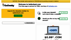 What Baliorbust.com website looked like in 2018 (5 years ago)