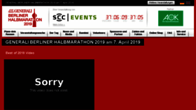 What Berliner-halbmarathon.de website looked like in 2018 (5 years ago)