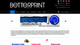 What Betterprint.co.uk website looked like in 2018 (5 years ago)