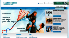 What Bausch.com.ar website looked like in 2018 (5 years ago)