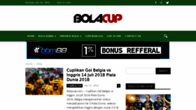 What Bolacup.com website looked like in 2018 (5 years ago)