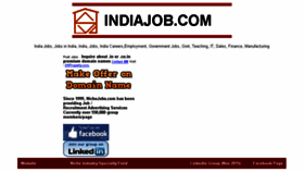 What Bengaljob.com website looked like in 2018 (5 years ago)