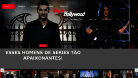 What Blogdehollywood.com.br website looked like in 2018 (5 years ago)