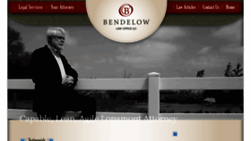 What Bendelow.net website looked like in 2018 (5 years ago)