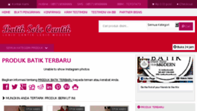 What Batiksolocantik.com website looked like in 2018 (5 years ago)