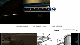 What Bronco6g.com website looked like in 2018 (5 years ago)