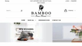 What Bambooflorist.com.my website looked like in 2018 (5 years ago)