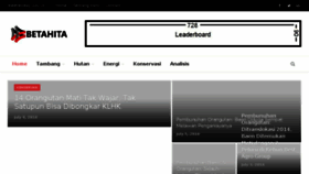 What Betahita.id website looked like in 2018 (5 years ago)