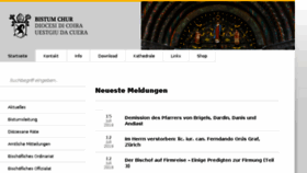What Bistum-chur.ch website looked like in 2018 (5 years ago)