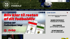 What Borupfodbold.dk website looked like in 2018 (5 years ago)