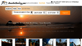 What Beachutbooking.com website looked like in 2018 (5 years ago)