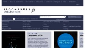What Bloomsburycollections.com website looked like in 2018 (5 years ago)