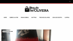 What Benoliveira.com website looked like in 2018 (5 years ago)
