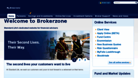 What Brokerzone.ie website looked like in 2018 (5 years ago)