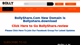 What Bollyshare.net website looked like in 2018 (5 years ago)