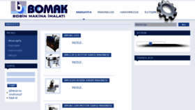 What Bomakmakina.com website looked like in 2018 (5 years ago)