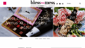 What Blessthemess.pl website looked like in 2018 (5 years ago)