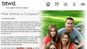 What Bozemanwebdesign.com website looked like in 2018 (7 years ago)