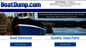 What Boatdump.com website looked like in 2018 (5 years ago)