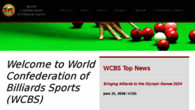 What Billiard-wcbs.org website looked like in 2018 (5 years ago)