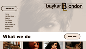 What Baykarlondon.com website looked like in 2018 (5 years ago)