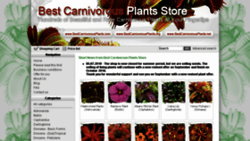 What Bestcarnivorousplants.net website looked like in 2018 (5 years ago)