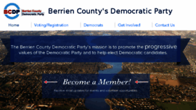 What Bcdemocrats.org website looked like in 2018 (5 years ago)