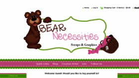 What Bearnecessitiesscraps.com website looked like in 2018 (5 years ago)