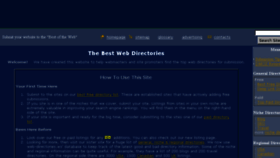 What Best-web-directories.com website looked like in 2018 (7 years ago)