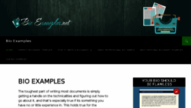 What Bioexamples.net website looked like in 2018 (5 years ago)